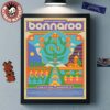 Bonnaroo Music And Arts Festival 2026 Official Merch Commemorative Poster In Manchester Tennessee From June 11 To 14 2026 By Sandro Rybak Poster Canvas