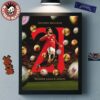 Bruno Fernandes Manchester United 2025 2026 Premier League 21 Assists Record Breaker Home Decor Poster Canvas