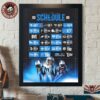 Buffalo Bills NFL 2026 Season Schedule All Kickoffs Home Decor Poster Canvas