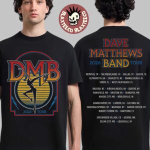 Dave Matthews Band 2026 North American Tour Merch Logo T-Shirt