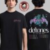 Deftones Australia And New Zealand Tour 2026 Merch Snake With Dates Two Sided Hoodie