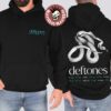 Deftones Australia And New Zealand Tour 2026 Merch Logo With Dates Back Two Sided T-Shirt