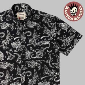 Disney RSVLTS Mickey Fantasia Sketches in the Stars Hawaiian Shirt