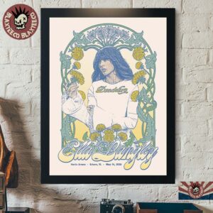 Ella Langley Estero Florida 2026 City Specific Dandelion Tour Poster At Hertz Arena On May 14 2026 Home Decor Poster Canvas