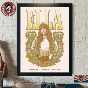 Ella Langley Savannah Georgia 2026 City Specific Dandelion Tour Poster At Enmarket Arena On May 15 2026 Home Decor Poster Canvas