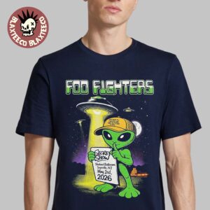 Foo Fighters Sayreville New Jersey 2026 Secret Show Merch At The Starland Ballroom May 2 2026 The Alien T-Shirt