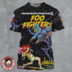 Foo Fighters Sayreville New Jersey 2026 Tour Poster Live At Starland Ballroom On May 2 2026 Rock And Rollers Of Wasteland All Over Print Shirt