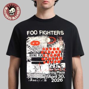 Foo Fighters Secret Show New York City 2026 Merch At Irving Plaza On April 30 2026 Your Favorite Toy T-Shirt