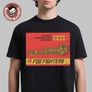 Foo Fighters Welcome To Rockville 2026 Gig Poster Daytona International Speedway May 8 2026 T-Shirt