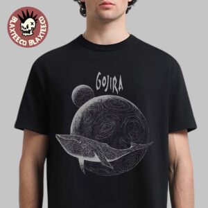 Gojira Europe Tour 2026 Merch From Mars To Sirius Whale T-Shirt