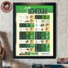 Houston Texans NFL 2026 Season Schedule All Kickoffs Home Decor Poster Canvas