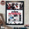 Indianapolis Colts NFL 2026 Season Schedule All Kickoffs X The Simpsons Home Decor Poster Canvas