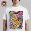 Pigeons Playing Ping Pong Washington DC 2026 Show Poster At Plaza Stage At Nationals Park On August 1 2026 T-Shirt