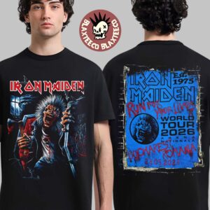 Iron Maiden Bucharest Romania 2026 Tour Exclusive Event Tee At Arena Nationala On 28 May 2026 Eddie In The Coffin T Shirt