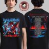 Iron Maiden Run For Your Lives World Tour 2026 Merch Powerslave Mariner T-Shirt