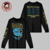 Iron Maiden Run For Your Lives World Tour 2026 Merch Eddie With Axe Zip Up Hoodie
