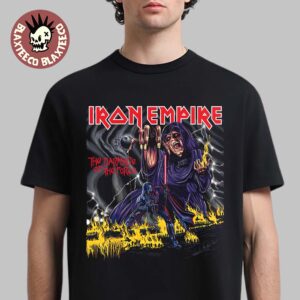 Iron Maiden Star Wars Day 2026 The Number Of The Beast Iron Empire The Darkside Of The Force Darth Vader And Emperor Sith T-Shirt