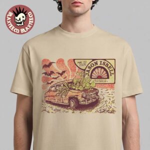 Jason Isbell Solo Tour Austin Texas 2026 Gig Poster At Long Center For The Performing Arts On May 22 2026 T-Shirt