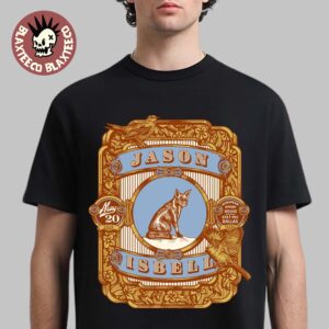Jason Isbell Solo Tour Dallas Texas 2026 Night 1 Gig Poster At Winspear Opera House On May 20 2026 T-Shirt