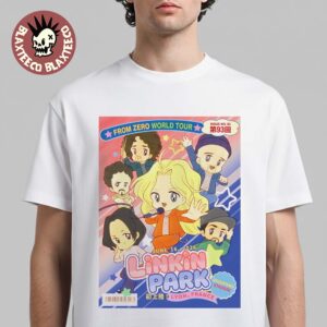 Linkin Park From Zero 2026 Tour Lyon France Poster At Groupama Stadium On June 16 2026 T-Shirt