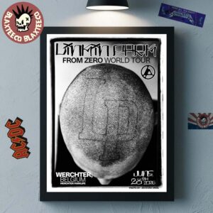 Linkin Park From Zero 2026 Tour Werchter Belgium Poster At Werchter Parklife On June 28 2026 Art By Estevan Oriol Decor Poster Canvas