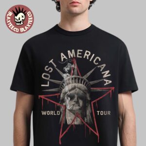 Machine Gun Kelly MGK Lost Americana World Tour 2026 Merch Liberty Tour T-Shirt