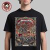 Metallica M72 Athens 2026 Venue Merch Tee At Greece Olympic Stadium On May 9 2026 The Warrior With Medusa Shield By Juan Ma Orozco Two Sided T-Shirt