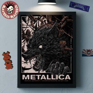Metallica M72 Berlin Germany 2026 Pop Up Shop Poster At Olympiastadion On 30 May 2026 The Wolf Art Home Decor Poster Canvas