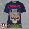 Godsmack The Rise Of Rock World Tour 2026 Merch Flame Guitar Long Sleeve Tee