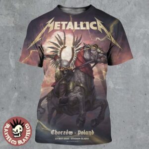 Metallica M72 Chorzów 2026 Pop Up Shop Poster In Chorzów Poland On 19 May 2026 At Stadion Slaski The Death Winged Hussars All Over Print Shirt