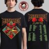 Metallica M72 Athens 2026 Venue Merch Tee At Greece Olympic Stadium On May 9 2026 The Warrior With Medusa Shield By Juan Ma Orozco Two Sided T-Shirt