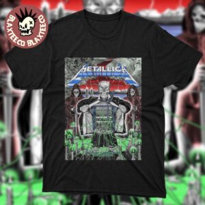 Metallica M72 Zurich 2026 Show Poster For Zurich Switzerland At Letzigrund Stadion On May 27 2026 T-Shirt