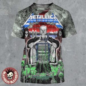 Metallica M72 Zurich 2026 Show Poster For Zurich Switzerland At Letzigrund Stadion On May 27 2026 All Over Print Shirt