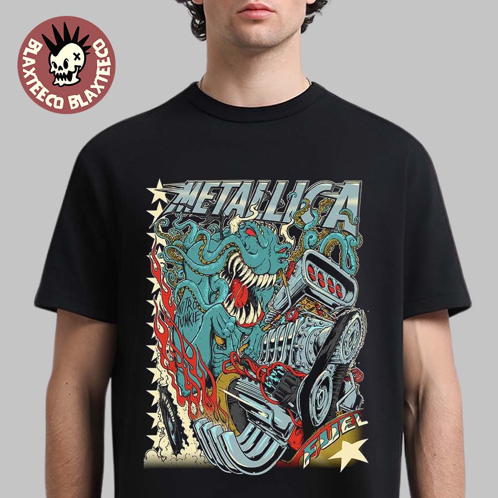 Metallica OverLoad Collection Fuel Ktulu 2026 Poster T-Shirt Metallica OverLoad Collection Fuel Ktulu 2026 Poster T-Shirt