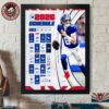 New Orleans Saints NFL 2026 Schedule All Kickoffs Home Decor Poster Canvas