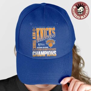 New York Knicks Fanatics 2026 NBA Eastern Conference Champions Blue Cap Hat Snapback