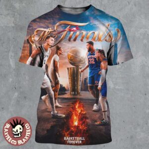 New York Knicks Vs San Antonio Spurs 2026 NBA Finals Matchup All Over Print Shirt