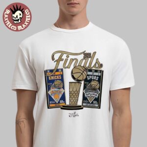New York Knicks Vs San Antonio Spurs 2026 NBA Finals Ticket Matchup T-Shirt