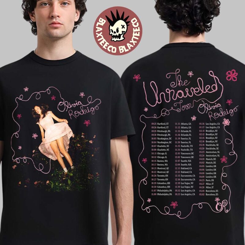 Olivia Rodrigo The Unraveled Tour 2026 T Shirt