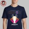 PSG Back 2 Back UEFA Champions League Champions 2026 Fluctuat Nec Mergitur T-Shirt