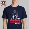 Paris Saint-Germain PSG Back 2 Back 2025 2026 UEFA Champions League Champions Navy T-Shirt