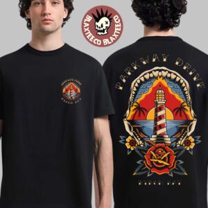 Parkway Drive Welcome To Rockville 2026 Event Merch Tee The Lighthouse Shark Jaw T-Shirt