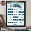 New York Jets NFL 2026 Season Schedule All Kickoffs Home Decor Poster Canvas