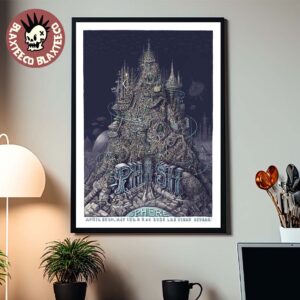 Phish Live At Sphere Las Vegas 2026 Final Weekend Venue Poster From April 30 To May 2 2026 Off World Colony Art Poster Canvas
