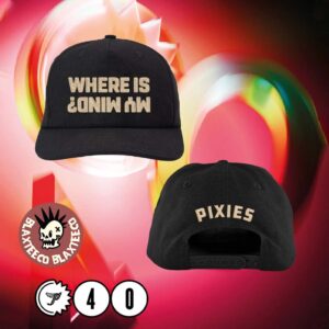 Pixies P40 World Tour 2026 Merch Where Is My Mind Snapback Hat