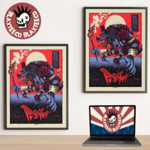 Puscifer Salt Lake City Utah 2026 Gig Poster At Maverik Center On May 5 2026 The Werewolf Art Home Decor Poster Canvas