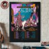 Zach John King Get To Drinkin’ Tour 2026 North America Schedule Dates Home Decor Poster Canvas