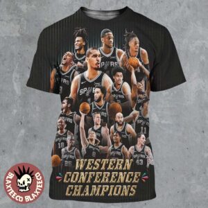 San Antonio Spurs 2026 NBA Final Bound Western Conference Champions All Over Print Shirt