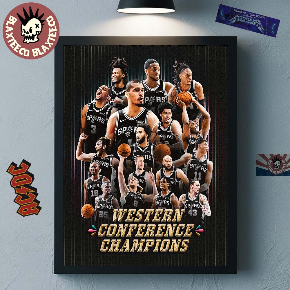 San Antonio Spurs 2026 NBA Final Bound Western Conference Champions Home Decor Poster Canvas San Antonio Spurs 2026 NBA Final Bound Western Conference Champions Home Decor Poster Canvas