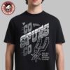 San Antonio Spurs Fanatics Black 2026 NBA Western Conference Champions Stacked Block T-Shirt